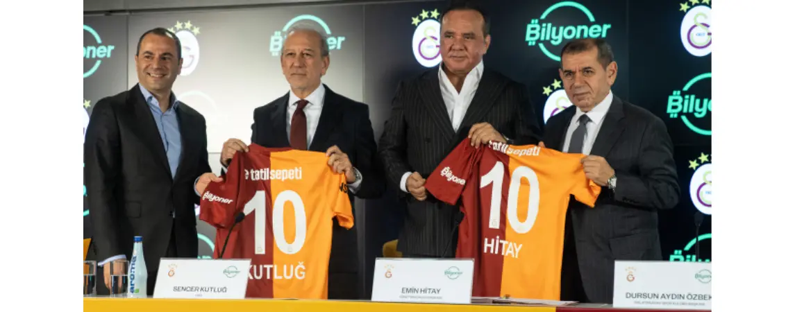 Galatasaray'dan sponsorluk anlaşması