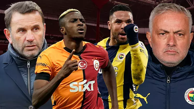 Galatasaray - Fenerbahçe maçı öncesi derbi analizi! 'Mourinho'nun tecrübesi ve Okan Buruk'un karnesi...'
