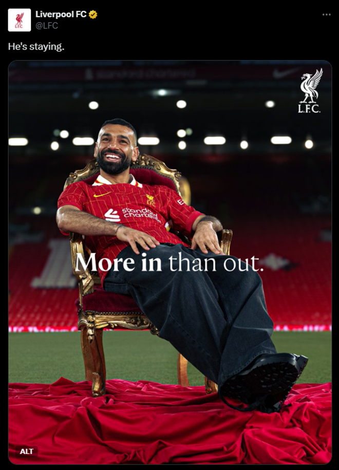 Ve Salah imzayı attı: Liverpool'dan göndermeli paylaşım